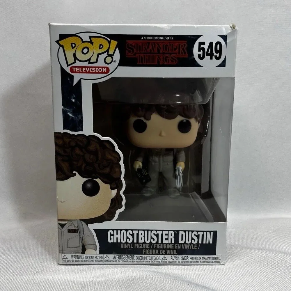 Stranger Things Ghostbusters Funko Pop Lot - Dustin 549 & Mike 546 Set